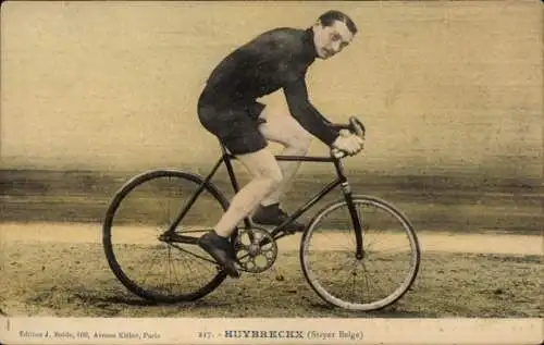 CPA Radrennfahrer Huybreckx, Stayer Belge