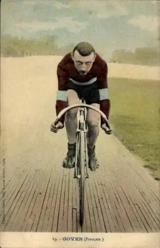 CPA Radrennfahrer Goven, français