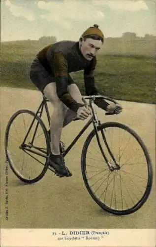CPA Radrennfahrer L. Didier, Bicyclette Bouroth
