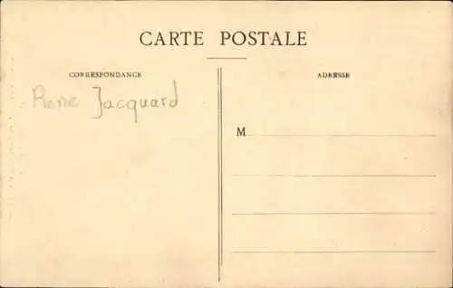 CPA Radrennfahrer Rene Jacquard, Bicyclette La Française