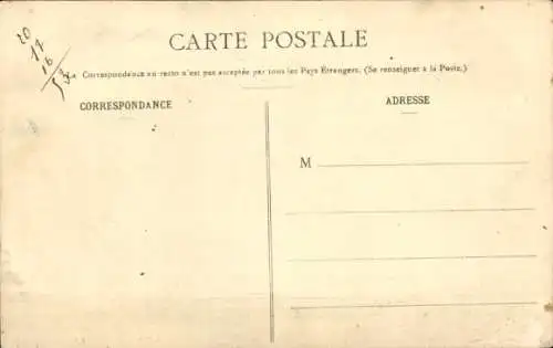 CPA Radrennfahrer Simar, Stayer Français