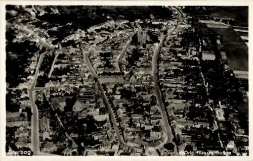 Ak Jüterbog in Brandenburg, Fliegeraufnahme