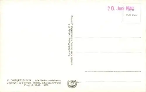 Ak Jüterbog in Brandenburg, Fliegeraufnahme