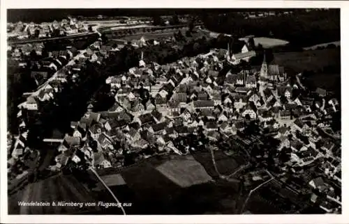 Ak Wendelstein in Mittelfranken, Fliegeraufnahme