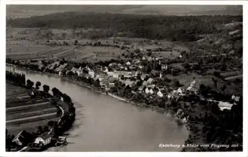 Ak Kadelburg Küssaberg Baden Württemberg, Fliegeraufnahme