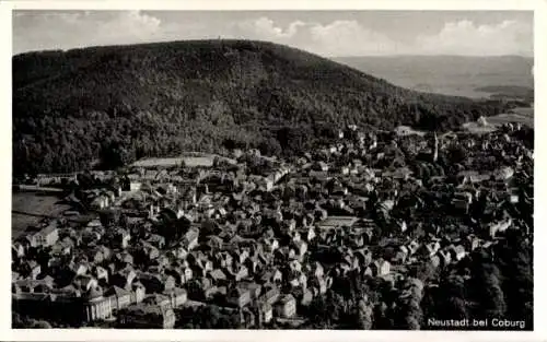 Ak Neustadt bei Coburg Oberfranken, Fliegeraufnahme