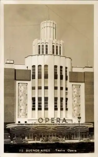 Ak Buenos Aires Argentinien, Teatro Opera, 112, Architektur, historische Postkarte
