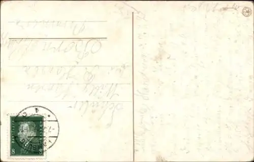 Ak Kind mit Telefonhörer, Portrait