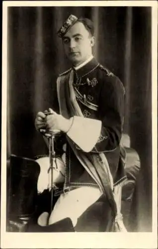 Studentika Foto Ak Coburg, Student in Uniform, Säbel