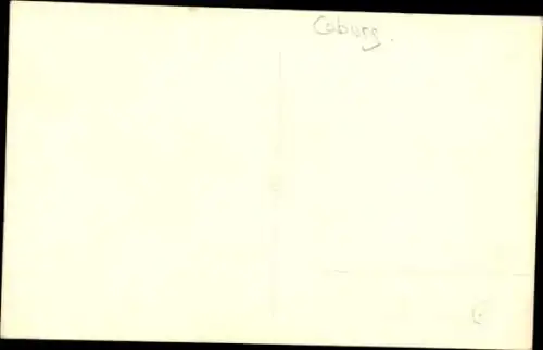 Studentika Foto Ak Coburg, Student in Uniform, Säbel