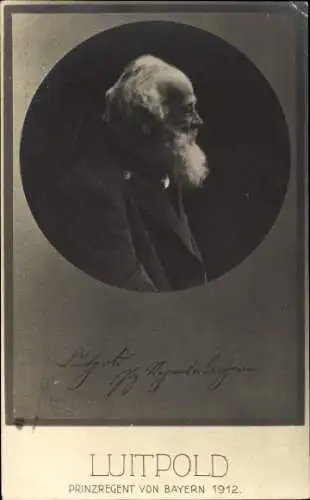 Ak Luitpold, Prinzregent von Bayern, Porträt