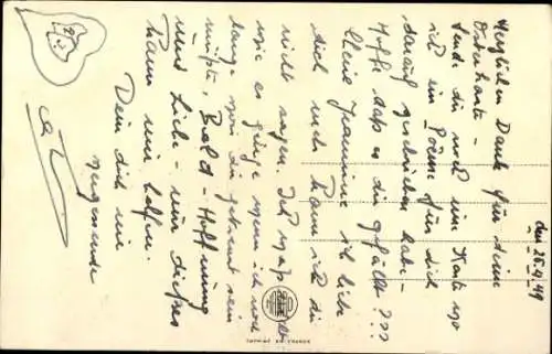 Ak Gespräch zweier Soldaten, Panzer, Soldatenhumor