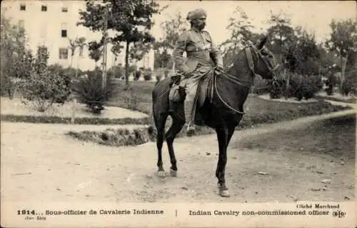 CPA Armée Anglo-Indienne, Sous-officier de Cavalerie Indienne