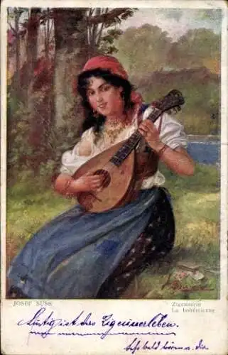 Künstler Ak Süss, Josef, Zigeunerin