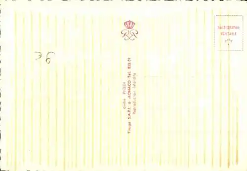 Ak Monaco, S.A.S. RAINIER III, Prince souverain de Monaco