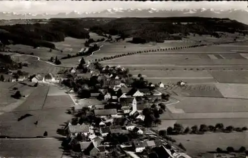 Ak Wolfertschwenden im Unterallgäu, Fliegeraufnahme
