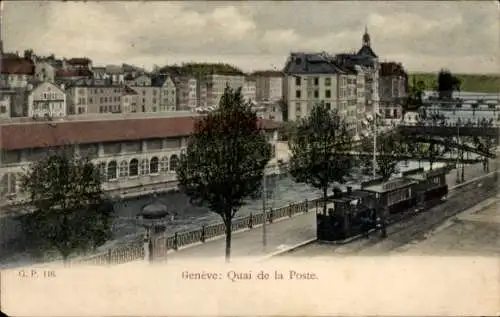 CPA Genève Suisse, Quai de la Poste