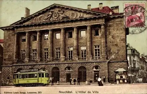 CPA Neuchâtel Neuchâtel Ville, L'Hôtel de Ville