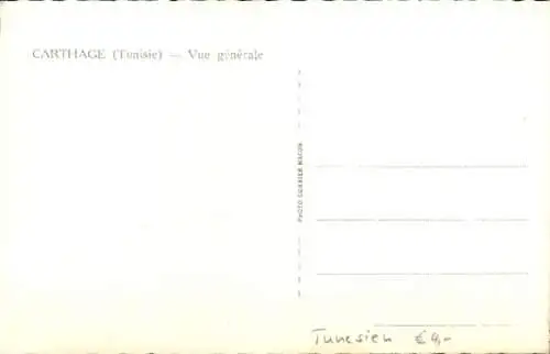 Ak Carthage Tunesien, Vue générale, Teilansicht der Ortschaft 