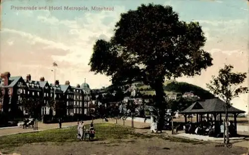 PC Minehead South West England, Promenade and Hotel Metropole