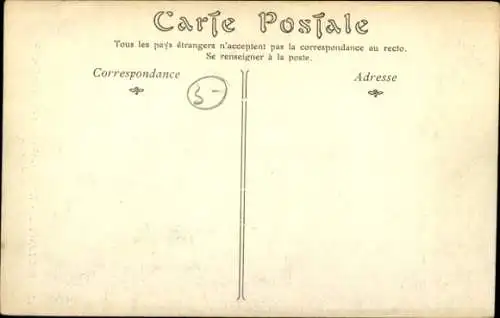 Ak Coutances Manche, Clocher der alten Kapelle, Ständerbau, Kirchturm