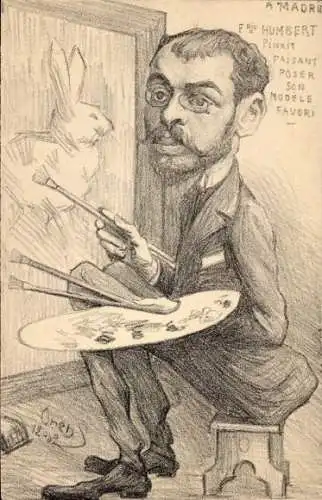 Künstler Ak Orens, Frederic Humbert, Affaire Humbert Crawfort, Erbbetrug, Therese Humbert
