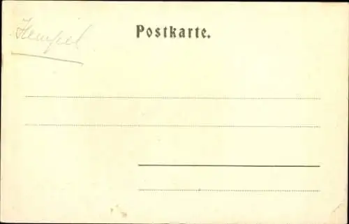 Ak Ohorn in Sachsen, Gebäude, Garten, Bäume, Postkarte