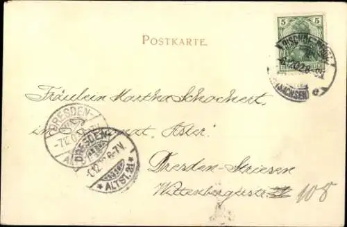 Ak Bischofswerda in Sachsen, Bürgerschule