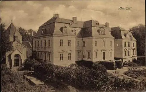 Ak Gaußig in der Oberlausitz, Gebäude