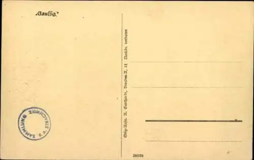Ak Gaußig in der Oberlausitz, Gebäude
