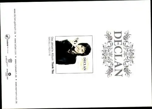 Ak Schauspieler und Sänger Declan, Portrait, Autogramm