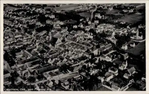 Ak Weilheim Oberbayern, Fliegeraufnahme