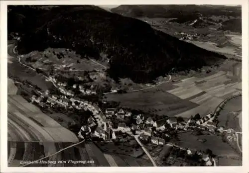 Ak Egesheim in Württemberg, Fliegeraufnahme, Heuberg