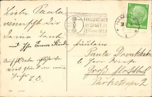 Ak Glückwunsch Neujahr, Schornsteinfeger, Kleeblätter