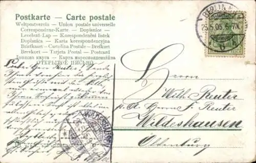 Litho Brauner Hund, Portrait