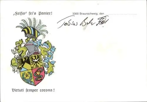 Studentika Ak Braunschweig, Corps Frisia, Wappen