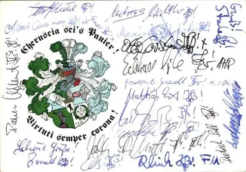 Studentika Ak Berlin, Corps Cheruscia im WSC, Ringstraße 89, Wappen