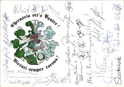 Studentika Ak Berlin, Corps Cheruscia im WSC, Ringstraße 89, Wappen