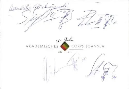 Studentika Ak Graz, Akad. Corps Joannea, 150 Jahre 1861-2011
