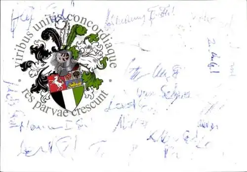 Studentika Ak Erlangen, Corps Guestphalia, An den Kellern 45, Wappen