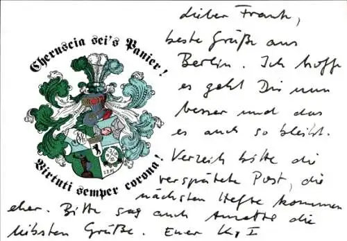Studentika Ak Berlin, Corps Cheruscia, Wappen