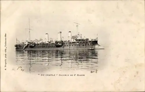 Ak Französisches Kriegsschiff Du Chayla, französische Marine