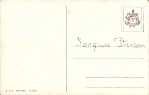 Künstler Ak Pferde, Portrait