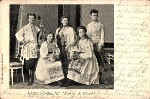 Ak Romanoff-Quintett, Gruppenbild