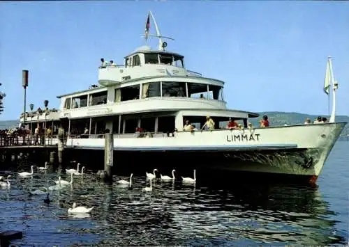 Ak Zürichsee, Motorschiff Limmat