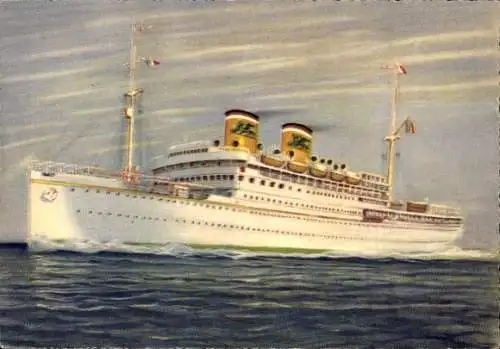 Ak Passierdampfer Marco Polo