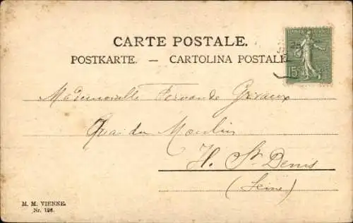 Künstler Ak Reiter, Hindernis