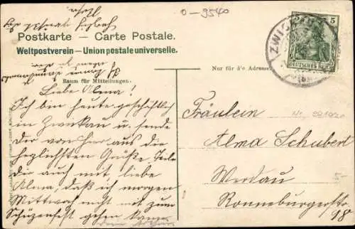 Ak Zwickau in Sachsen,  Schwanenschloss.