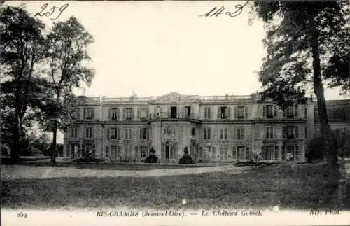 Ak Ris Orangis Essonne, Chateau Gomel