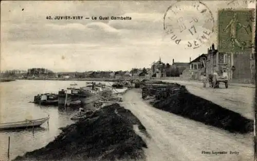 CPA Viry Juvisy-Essonne, Quai Gambetta